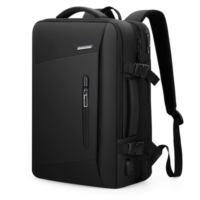 Ransel Laptop Ringan Oxford Polyester Tas Laptop Pria USB 17 inci