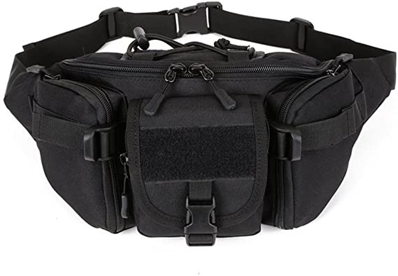 Tas Pinggang Taktis Molle Paket Pinggang Militer Untuk Luar Ruangan Berjalan Lari Hiking Camping