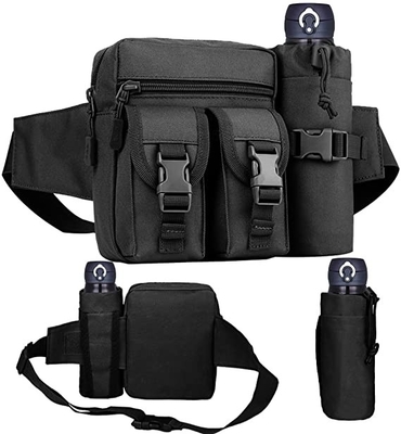 Utilitas Militer Waterproof Bum Bag Canvas Pinggang Pouch Dengan Tempat Botol