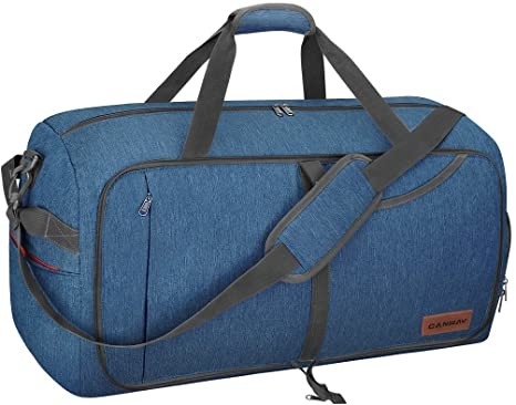 65l Travel Duffel Lipat Weekender Bag Untuk Pria Wanita Tahan Air Tahan Air Mata