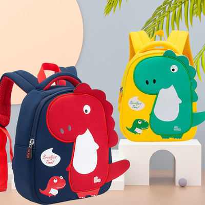 3d Dinosaurus Tahan Air Ransel Anak Kartun Tas Sekolah Anak OEM