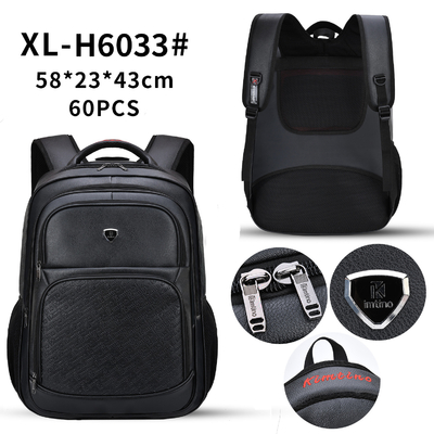 Tas Ransel Kasual Bisnis PU 23 Inch Pria Tas Tahan Air Multifungsi