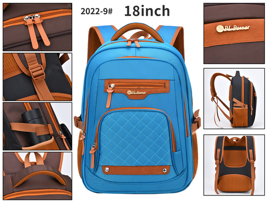 Ransel Bisnis Kasual Laptop yang Dapat Diperluas Ransel Perjalanan Nilon 18 Inch