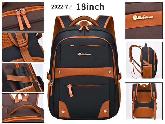 Ransel Bisnis Kasual Laptop yang Dapat Diperluas Ransel Perjalanan Nilon 18 Inch