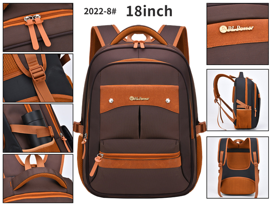 Ransel Bisnis Kasual Laptop yang Dapat Diperluas Ransel Perjalanan Nilon 18 Inch