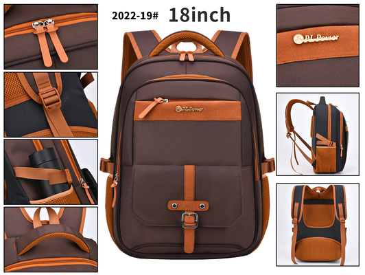 Ransel Bisnis Kasual Perguruan Tinggi Ransel Laptop Tahan Air 18 Inci