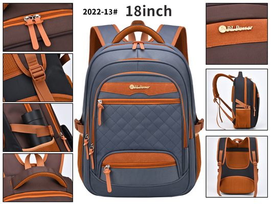 Tas Ransel Kasual Bisnis Nilon Tahan Air Ransel Laptop Sekolah Pelajar 18 Inch