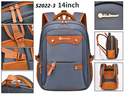 Sertifikasi BSCI Business Casual Backpack Nylon 14 Inch Laptop Backpack 1000g