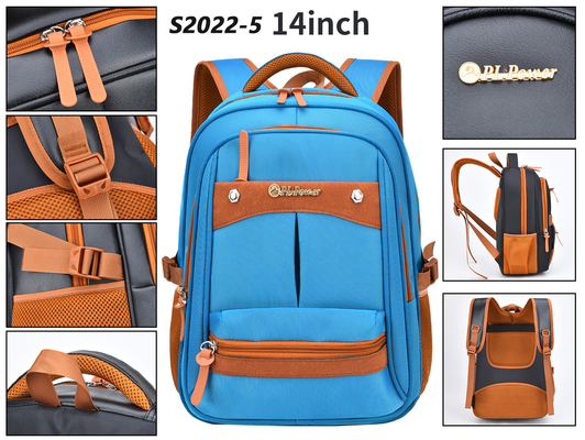 Sertifikasi BSCI Business Casual Backpack Nylon 14 Inch Laptop Backpack 1000g