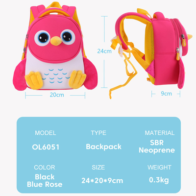 Penguin Tahan Air Ransel Anak-anak 3D Bayi Balita Tas Sekolah Anak TK