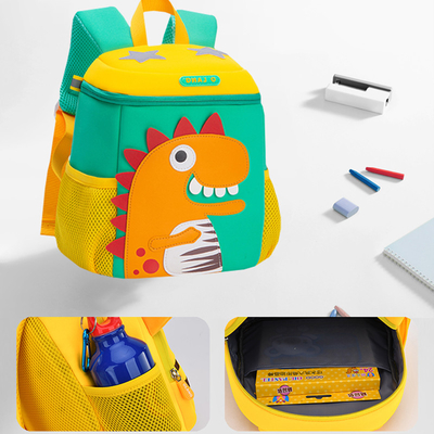 TK Tahan Air Ransel Anak-anak Mochila Dinosaurus 3D Kartun Lucu Tas Buku Balita