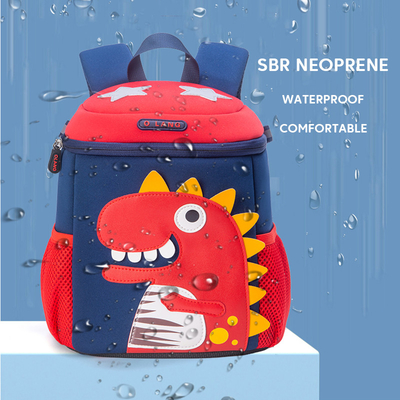 TK Tahan Air Ransel Anak-anak Mochila Dinosaurus 3D Kartun Lucu Tas Buku Balita
