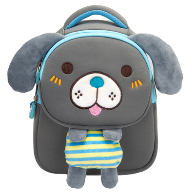 Kartun Anak Ransel Mewah Mewah Neoprene Anjing Lucu Tas Anak Anak Hadiah