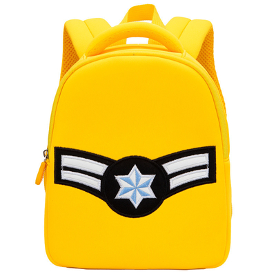 BSCI Airplane Pilot Anak Balita Ransel Neoprene TK Tahan Air Tas Sekolah