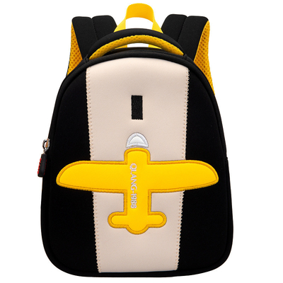 BSCI Airplane Pilot Anak Balita Ransel Neoprene TK Tahan Air Tas Sekolah