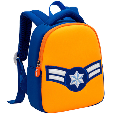 BSCI Airplane Pilot Anak Balita Ransel Neoprene TK Tahan Air Tas Sekolah