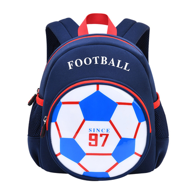 Ransel Sepak Bola 3D Biru / Ransel Kartun Lucu Untuk Anak Laki-Laki