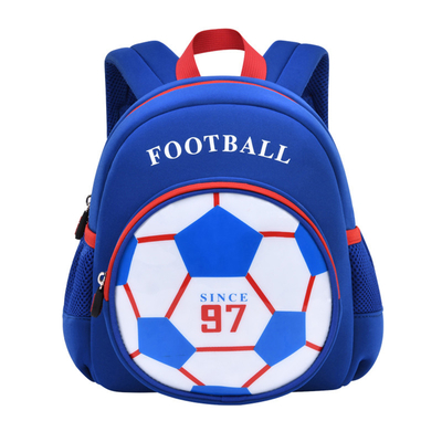 Ransel Sepak Bola 3D Biru / Ransel Kartun Lucu Untuk Anak Laki-Laki