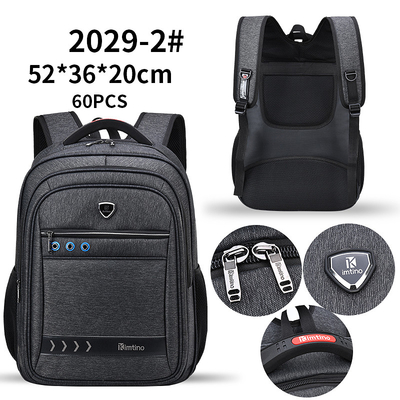 Tas Ransel Perjalanan Nilon Poliester Pria Tahan Air Tas Laptop 20 Inch Pria
