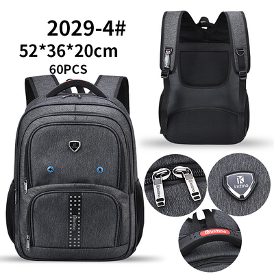 Tas Ransel Perjalanan Nilon Poliester Pria Tahan Air Tas Laptop 20 Inch Pria