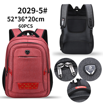 Tas Ransel Perjalanan Nilon Poliester Pria Tahan Air Tas Laptop 20 Inch Pria