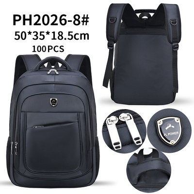 Ransel Laptop Perjalanan Tahan Air Digital Ransel Sekolah Siswa Poliester