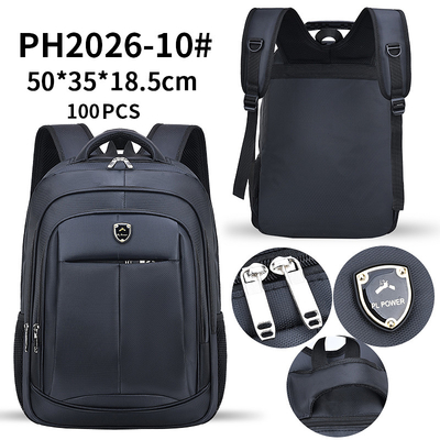 Ransel Laptop Perjalanan Tahan Air Digital Ransel Sekolah Siswa Poliester