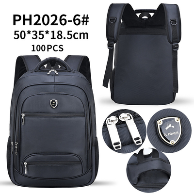 Ransel Laptop Perjalanan Tahan Air Digital Ransel Sekolah Siswa Poliester