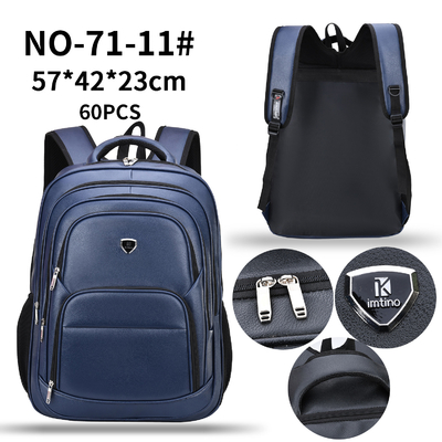Pu Kulit Retro Bisnis Kasual Ransel Pria Multifungsi Tas Laptop Bisnis Pria