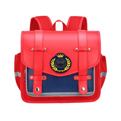 Ransel Sekolah Nylon Kulit Paten Trendi Untuk Anak Laki-Laki 6-12Y