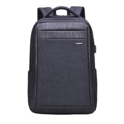 Tas Ransel Perguruan Tinggi Pria Laptop 15,6 Inci USB Anti Pencurian Daypack
