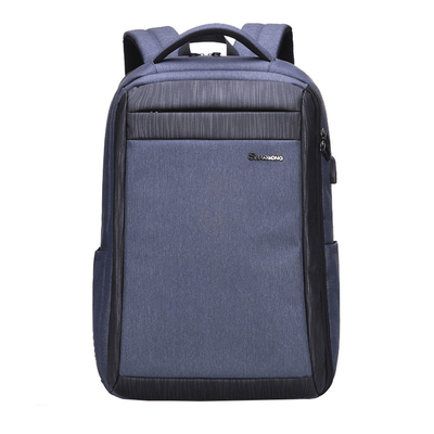 Tas Ransel Perguruan Tinggi Pria Laptop 15,6 Inci USB Anti Pencurian Daypack