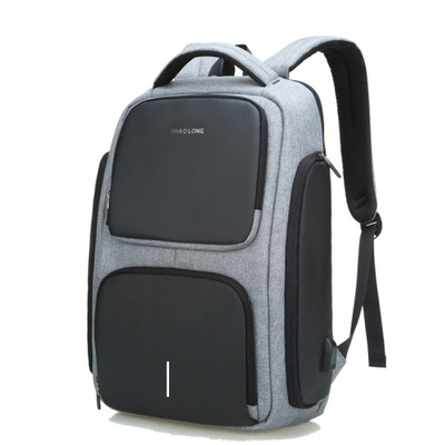 Ransel Laptop Bisnis Kapasitas Besar Pengisian USB Tas Sekolah Tugas Berat