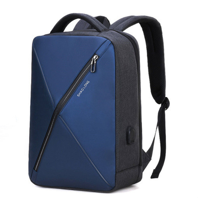 ODM USB Laptop Ransel Anti Pencurian 15.6 Inch Pria Perjalanan Rekreasi Ransel Sekolah