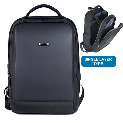 Ransel Laptop Bisnis 18 inci USB Pria Ransel Laptop Tahan Air Luar Ruangan