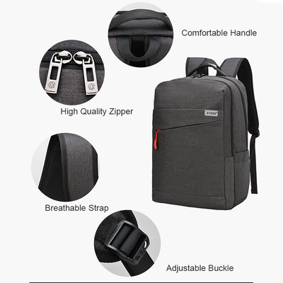 Ransel Laptop 15.6 Inch Multifungsi Pria Wanita Vintage Kasual Ransel Kanvas