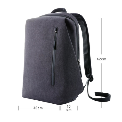 Ransel Laptop Bisnis Serat Poliester Tahan Air Tas Laptop 15,6 Inch