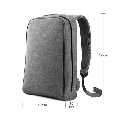Ransel Laptop Bisnis Serat Poliester Tahan Air Tas Laptop 15,6 Inch