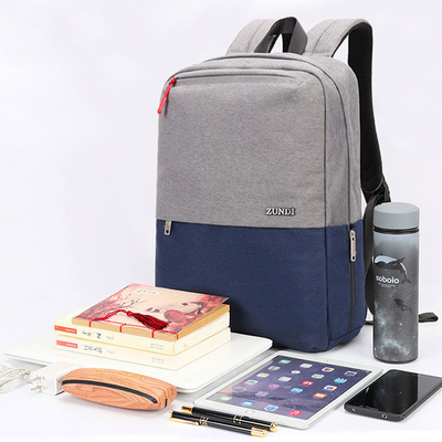 Ransel Pengisian Anti Pencurian USB Ransel Laptop Tahan Air 15,6 Inch