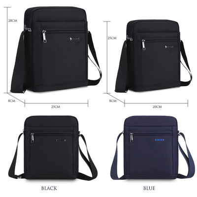 Oxford Crossbody Shoulder Messenger Bag Waterproof Tas Laptop Perjalanan Bisnis Tas