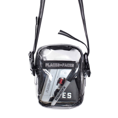 Tempat Wajah Fashion Fanny Pack ODM Clear PVC Side Bag