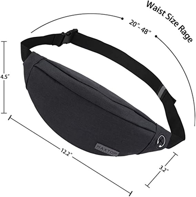 OEM Waterproof Running Fanny Pack Untuk Pria Wanita Tas Bum Unisex yang Dapat Disesuaikan