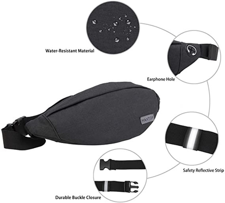 OEM Waterproof Running Fanny Pack Untuk Pria Wanita Tas Bum Unisex yang Dapat Disesuaikan