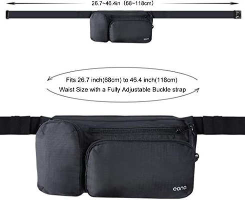 Fashion Fanny Pack Kapasitas Besar Beberapa Kantong Untuk Hiking