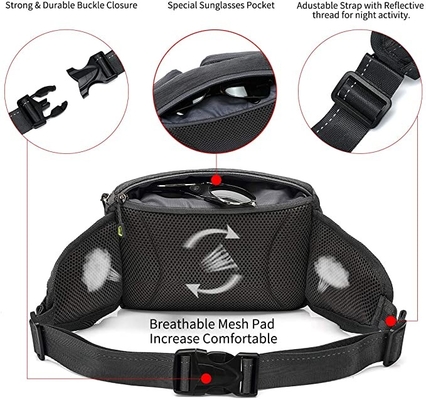 Bum Dog Walking Bag Menjalankan Tas Pinggang Untuk Hiking Bersepeda