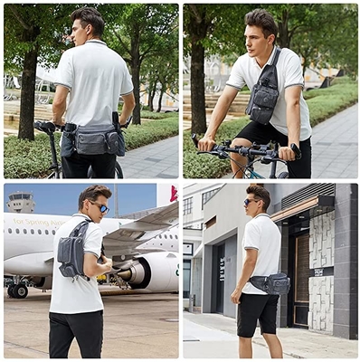 Bum Dog Walking Bag Menjalankan Tas Pinggang Untuk Hiking Bersepeda