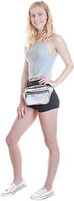 PU Rave Bum Bag Waist Pack Untuk Wanita Pria Anak Kecil Sedang Besar