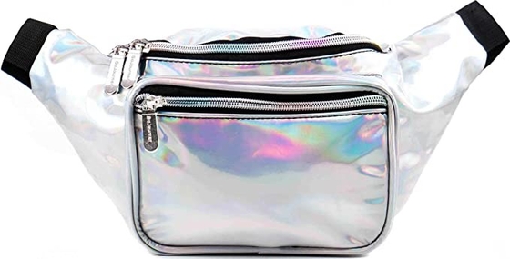 PU Rave Bum Bag Waist Pack Untuk Wanita Pria Anak Kecil Sedang Besar