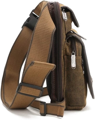 Taktis Bersepeda Kanvas Drop Leg Bag Hiking Waist Pack Untuk Pria Wanita