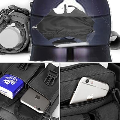 Utilitas Militer Waterproof Bum Bag Canvas Pinggang Pouch Dengan Tempat Botol